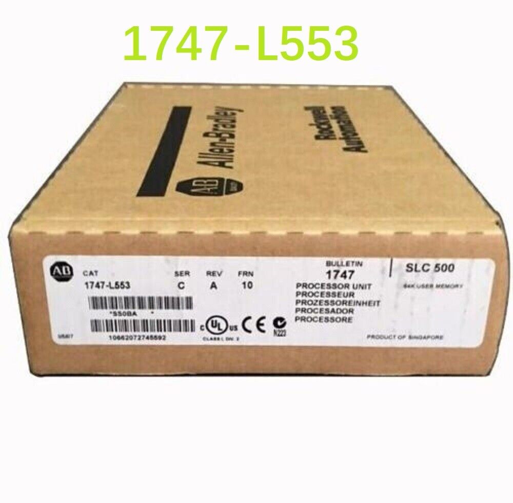 Allen-Bradley 1747-L553 SLC 5/05 Controller, 64K, Ethernet & RS-232, Series A