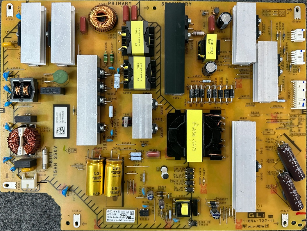 SONY KDL-75W850C Power Supply Board APS-384 (CH) 1-474-609-11 GL1