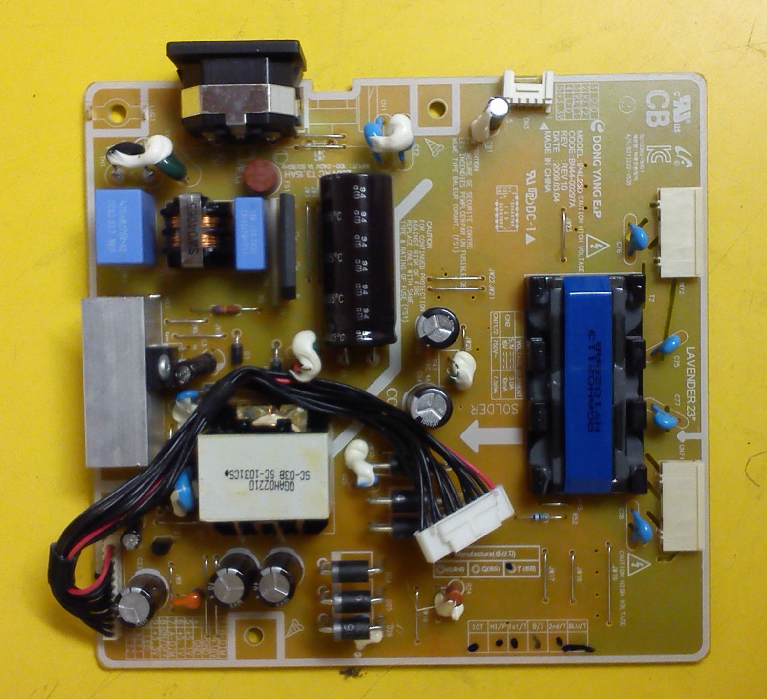 Original SAMSUNG POWER BOARD IP4L23D BN44-00297A