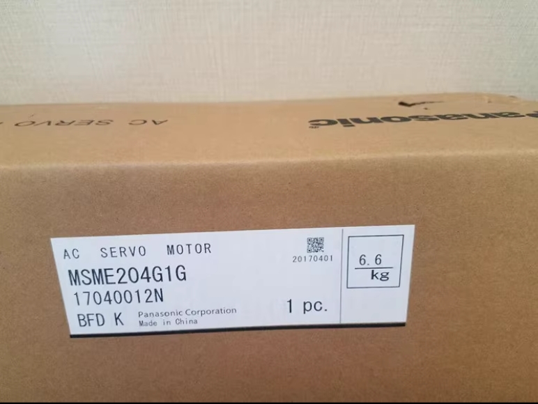 Panasonic AC Servo Motor MSME204G1G Supervisor A5 2.0kW 6.37Nm 3000r/Min