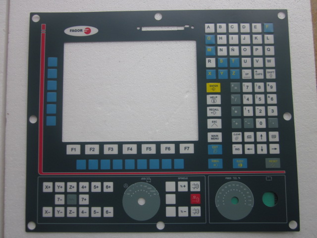 NMON-55M-11-LCD CNC HMI Panel for Fagor Membrane Keypad buttons