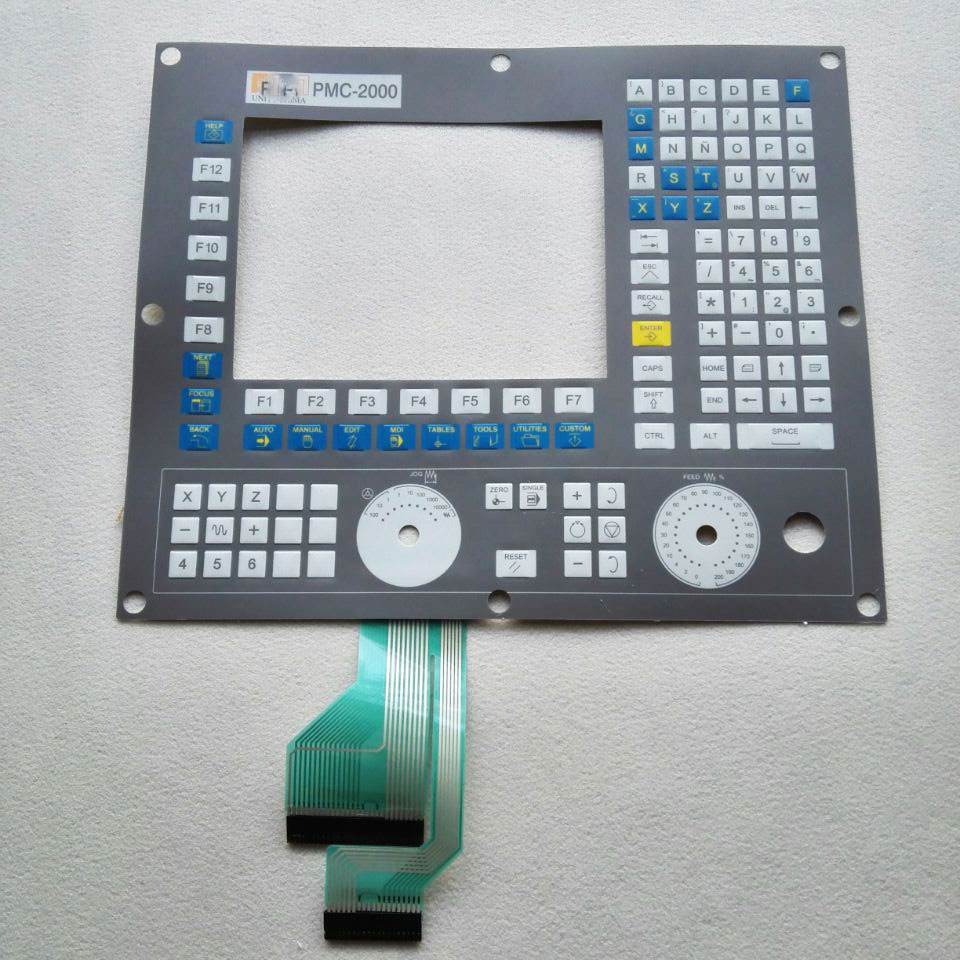 PMC-2000 8070 CNC HMI Panel for Fagor Membrane Keypad buttons