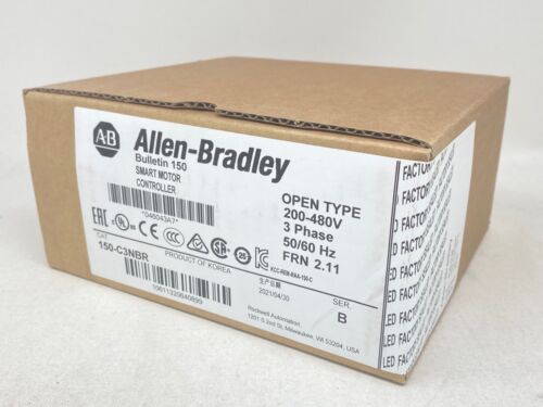 New Allen Bradley SMC-3 150-C3NBR Smart Motor Controller Series A