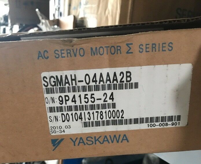 YASKAWA SGMAH Sigma II 400W (0.5HP) AC SERVO MOTOR SGMAH-04AAA2B