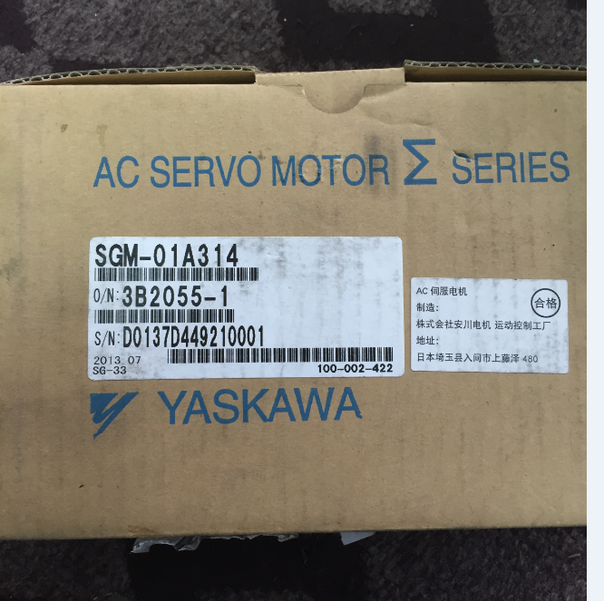 1PC YASKAWA AC SERVO MOTOR SGM-01A314 NEW ORIGINALFREE EXPEDITED SHIPPING