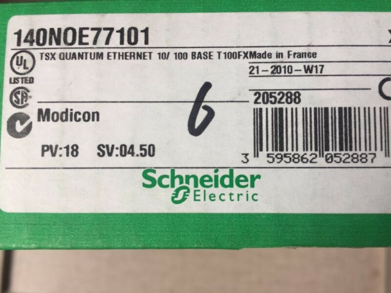 NEW SCHNEIDER PLC MODULE 140NOE77101 140N0E77101 FREE EXPEDITED SHIPPING