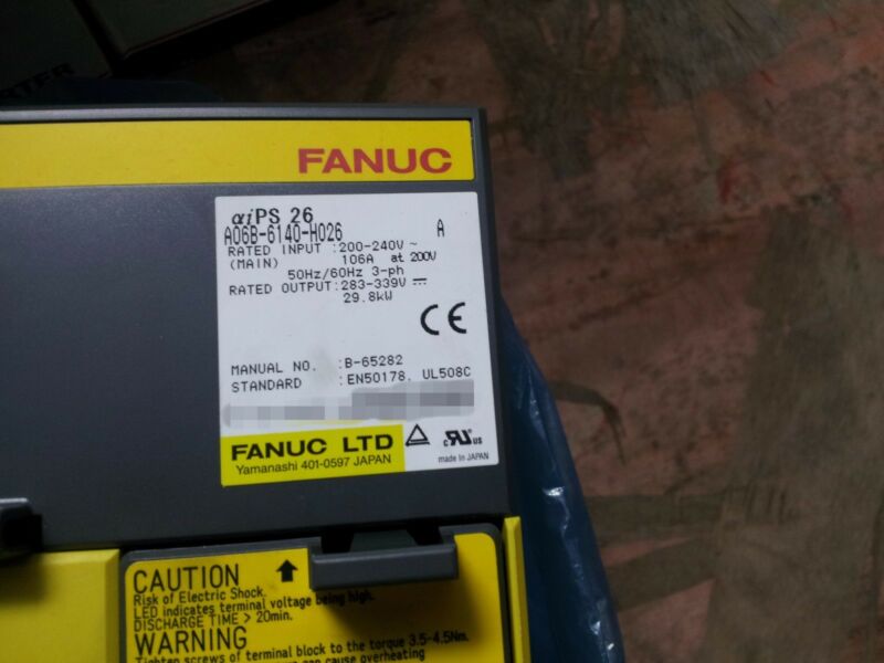 NEW ORIGINAL FANUC POWER SUPPLY A06B-6140-H026 FREE EXPEDITED SHIPPING