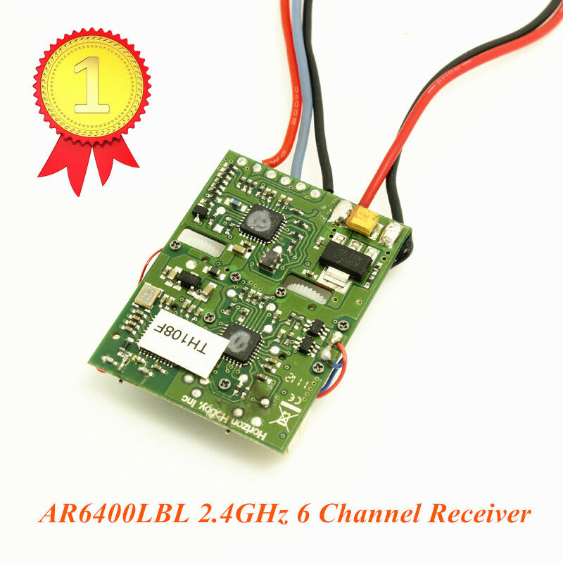 AR6400LBL 6 Channel Ultra Micro Receiver BL-ESC SPMAR6400LBL For RC Airplane Hot