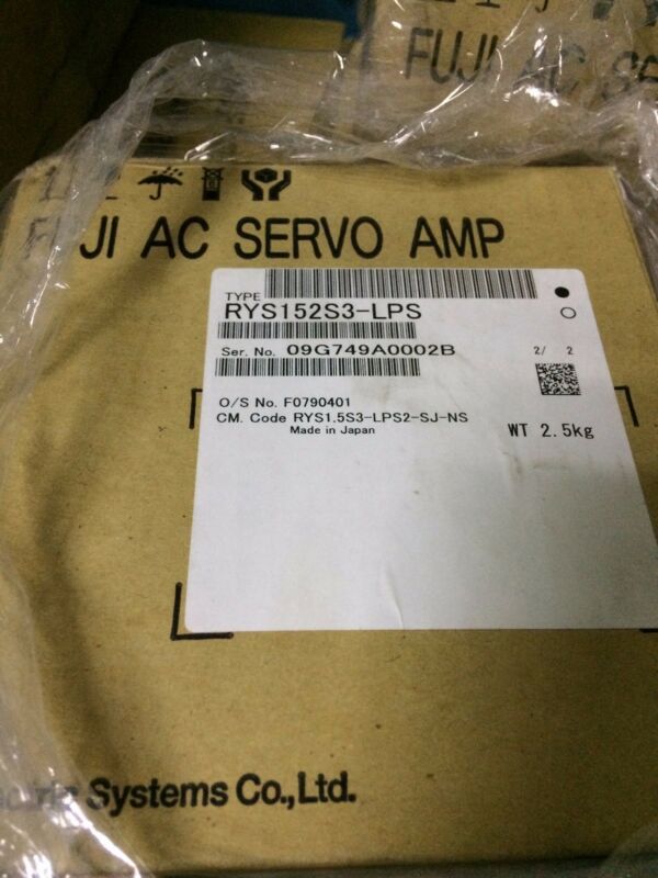 FUJI AC SERVO DRIVER RYS152S3-LPS RYS152S3LPS BRAND NEW FREE EXPEDITED SHIPPING
