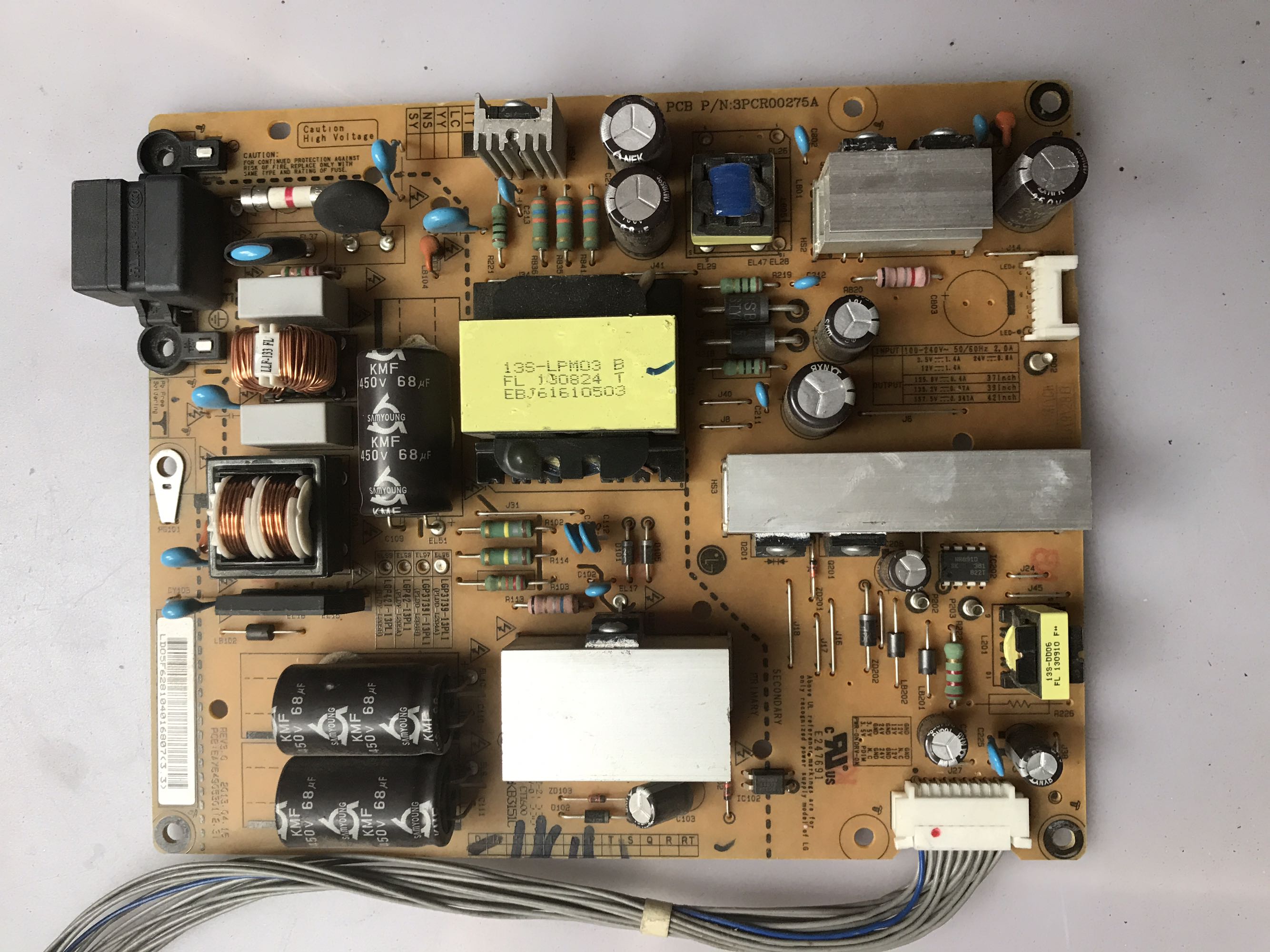 LG 42LN5300-UB Power Supply Board EAY62810501 EAX64905301 Tested