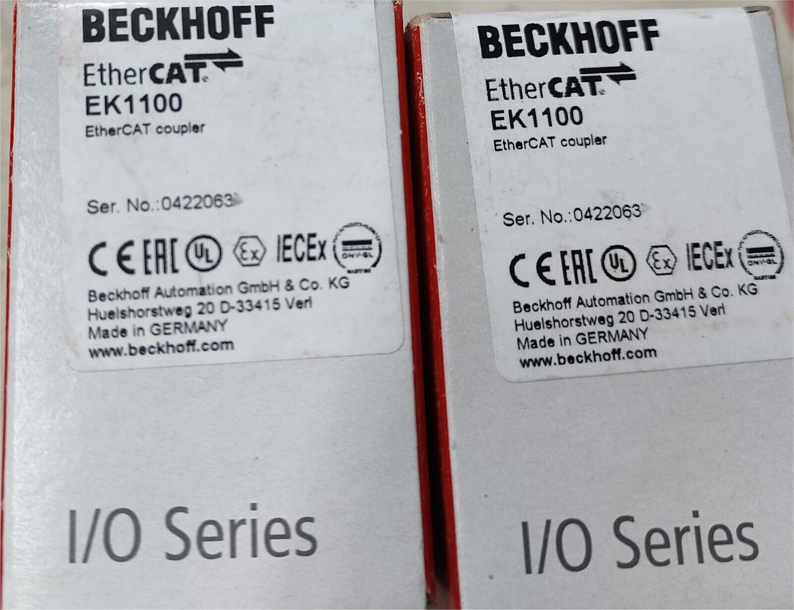 New and sealed EK1100 Beckhoff EtherCAT Coupler