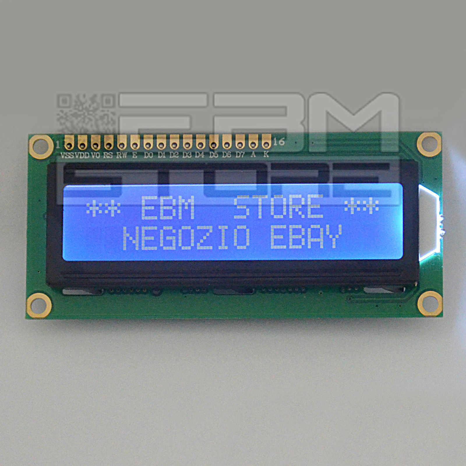 Factory Outlet 5V 16x2 Blue LCD Big Character Module Display w/T