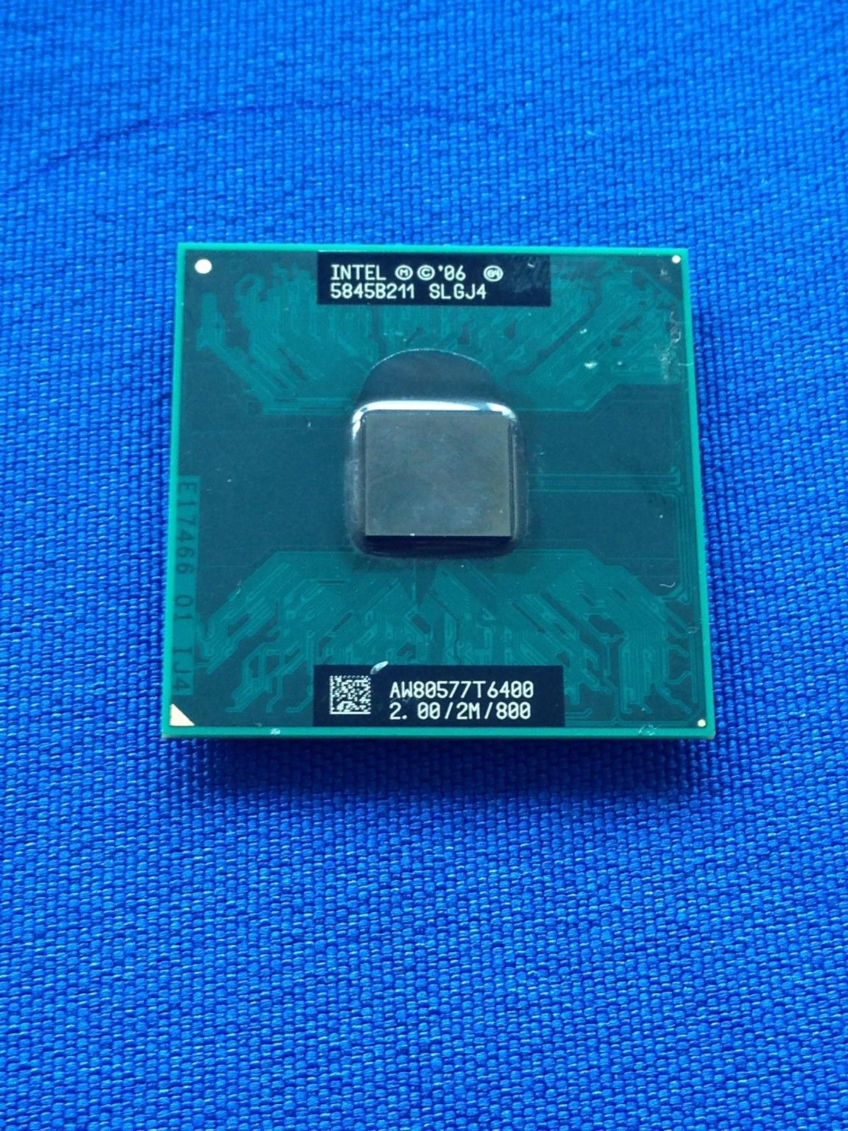 Intel Core2 Duo T6400 SLGJ4 Mobile CPU Processor Socket P 2GHz 2MB 800MHz