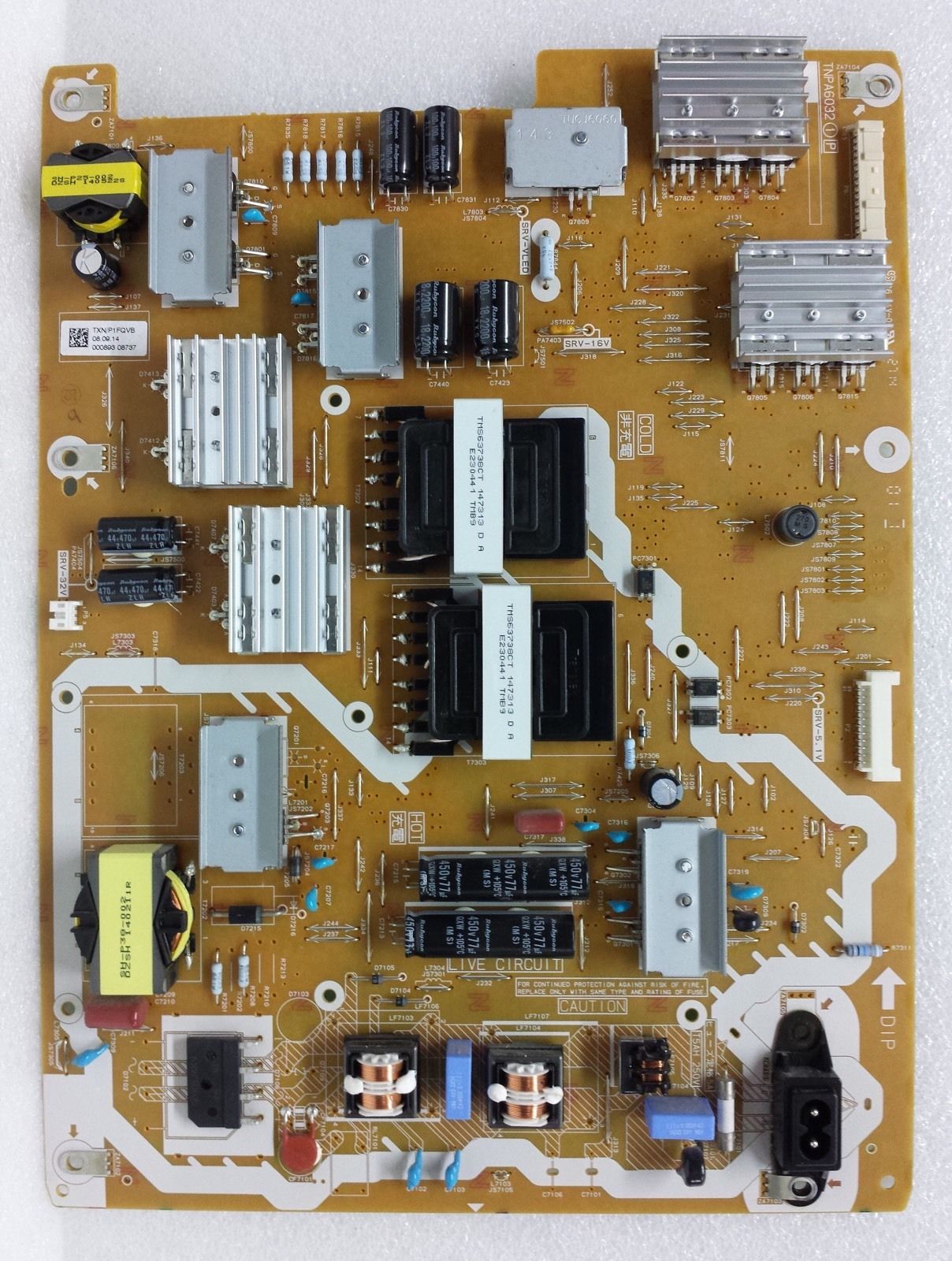 TNPA6032 / TXN/P1FQVB Power Supply Board For Panasonic TX-55AX63