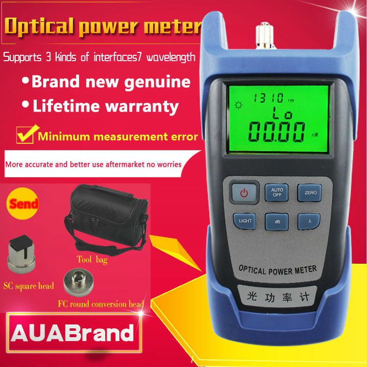 2015 New fiber optical power meter AUA-9 Test range:+6dBm~-70dBm