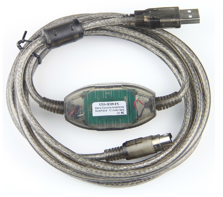 usb sc09 fx programming cable with driver plc cable Ⅲ