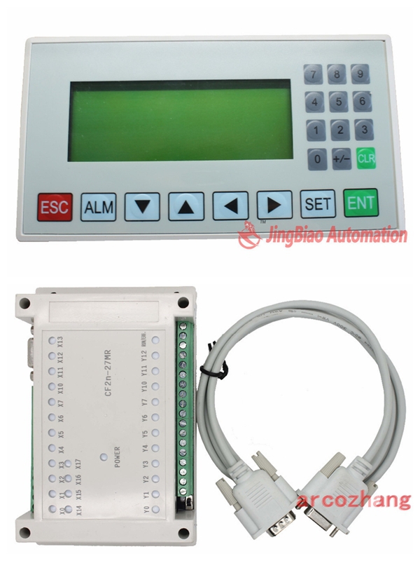 display screen HMI MD204L OP320-A+27MR 16 input/11 relay output,PLC with RS232 cable