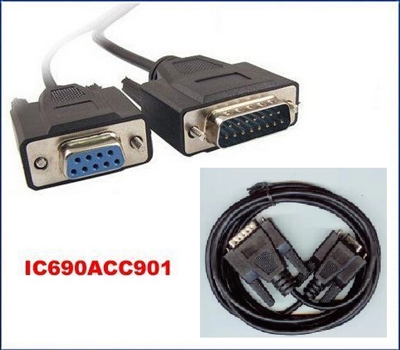 IC690ACC901 GE 90 series PLC programming cable RS232/SNP interface Adapter